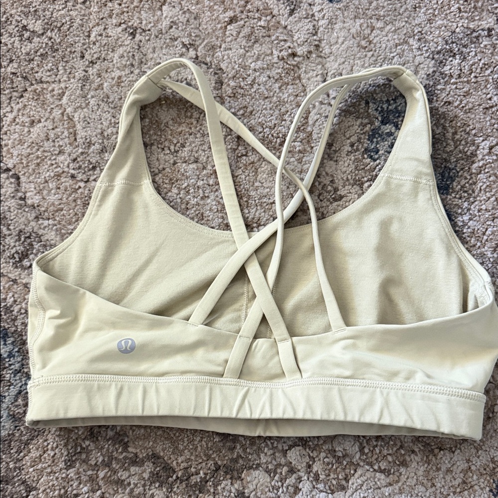 lululemon athletica yellow Bra